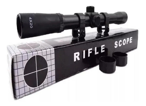 Mira Telescopica Rifle Pcp Rifles Pistones Airsoft Caza 4x20