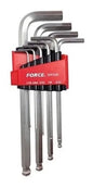 Juego Llaves Allen 1/16 -3/8, Bola/larga (5093lbs) Force