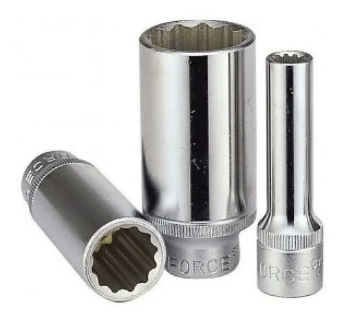Dado 1/2 De 12 Mm. Poligonal / Largo Force
