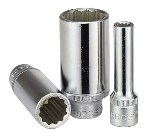 Dado 1/2 De 10 Mm. Poligonal / Largo Force