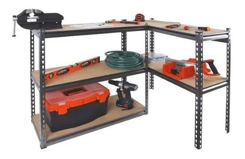 Estante Metal Organizador De Herramientas 5 Bandejas Tactix