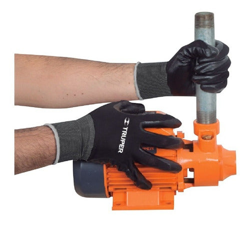 Guantes Nylon Con Nitrilo Truper Recubierto Grande # Gu-123