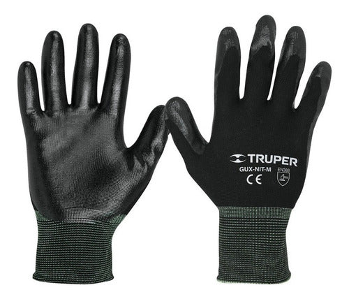 Guantes Nylon Con Nitrilo Truper Recubierto Grande # Gu-123