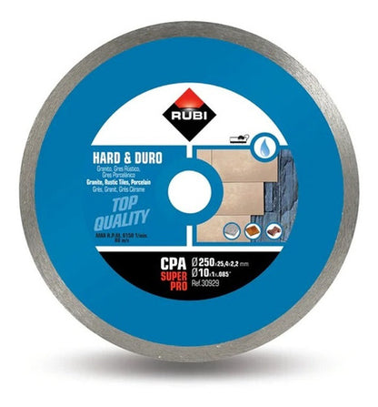 Disco Diamante Rubi Super Pro Continuo Cpa 250 Mm
