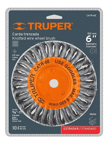 Escobilla Truper Circular Entref. 6pulga Para Esmeril Eje5/8