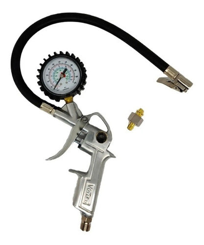 Inflador Voylet # Dg-10y Con Medidor De Presion