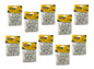 Grapa Para Cable Blanco 5mm 100pcs/set Uyu  Pack 10 Bolsas