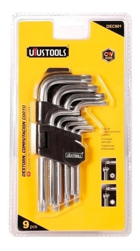 Llave Torx Corta 9pcs Uyustools T10 - T50