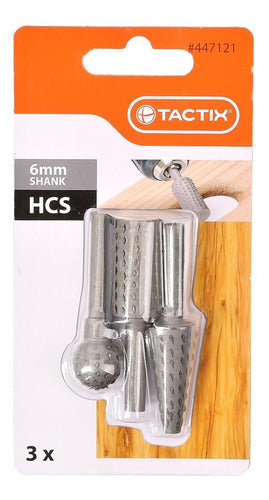 Fresa Para Madera Tactix # 447121 Juego 3 Piezas