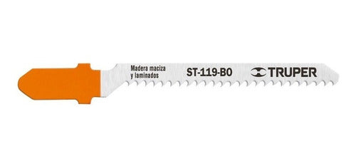 Sierra Calar Truper Gruesa P/mad C/curvo Jgo.5pzas St-119-b0