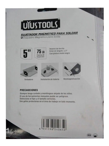 Sujetador Magnetico Para Soldar #5 (75 Lbs). Uyustools