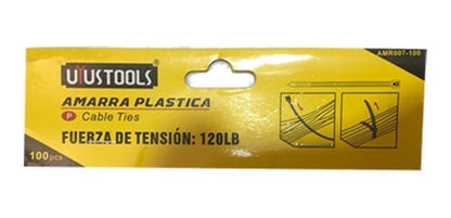 Amarra Plastica Blanca 7,5x500mm