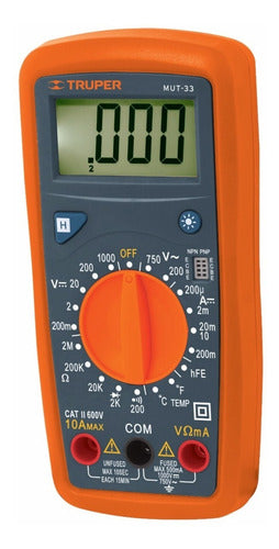 Multitester Digital Profesional Truper Mut-33