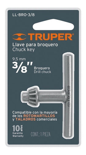 Llave Para Portabroca Truper 3/8