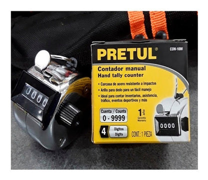 Contador Manual 4 Digitos Con-10m Pretul