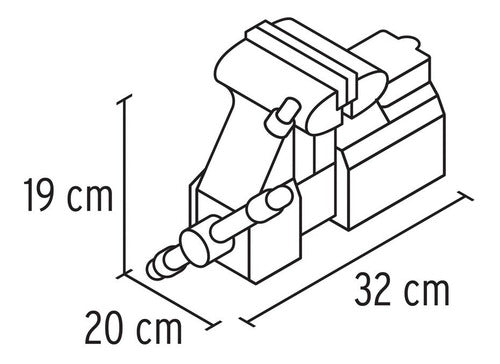Tornillo Banco Industrial Truper Capacidad 4