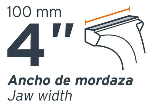 Tornillo Banco Industrial Truper Capacidad 4