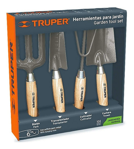 Set Herramientas Jardín 4 Piezas Truper
