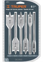 Juego 6 Brocas Planas Madera  J-bpt-6 Truper
