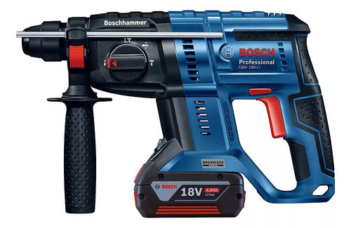 Rotomartillo Bosch Gbh 180-li 18v 2 Baterías Y Maletín