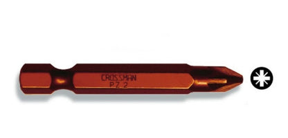 Punta Crossman Magnet. Pozidriv #2  1/4 X50mm  (10 Uni.)