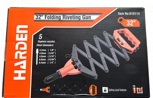 Remachadora Pop Acordeón 32 Harden Profesional