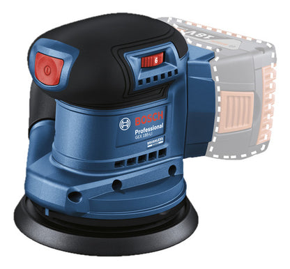 Lijadora Inalámbrica Bosch Gex 185-li 18v + 1 Bat 4ah + Carg