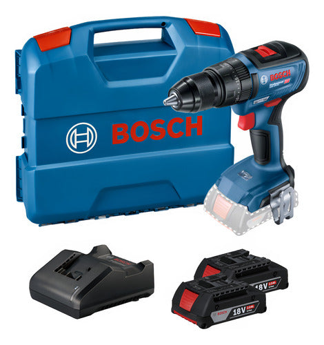 Taladro Perc/atornill Bosch 18v Gsb 18v-50 Ec + 2 Bat + Carg