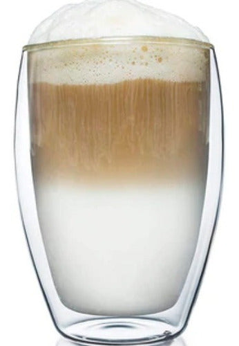 Set 2 Vasos Doble Pared 473 Ml Hot&cold Color Transparente