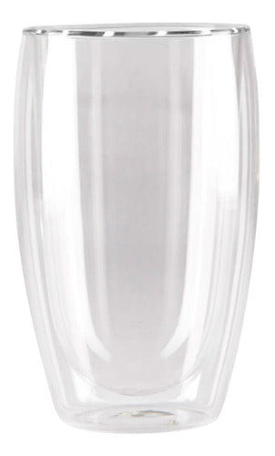 Set 2 Vasos Doble Pared 473 Ml Hot&cold Color Transparente