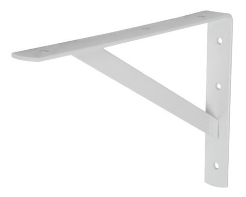 Escuadra Estante Truper Reforzada Blanca 8  X 12