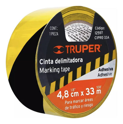 Cinta  Precaucion  Amarilla Rollo 18 Mt