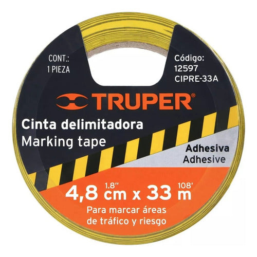 Cinta  Precaucion  Amarilla Rollo 18 Mt