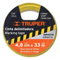 Cinta  Precaucion  Amarilla Rollo 18 Mt