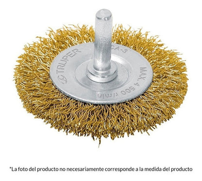 Escobilla Truper Circular P/talad.gruesa 4