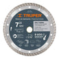 Disco Cortar Truper Diamantado Turbo 7 Pulgadas
