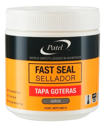 Tapa Goteras Acrilico Pote 600 Grs Patel