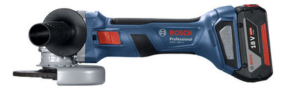 Esmeril Inalámbrico Bosch 18v Gws 180-li + 2 Bat 4ah + Carg