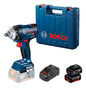 Llave De Impacto Inalámbrica Bosch Gds 18v-400 +2 Bat + Carg