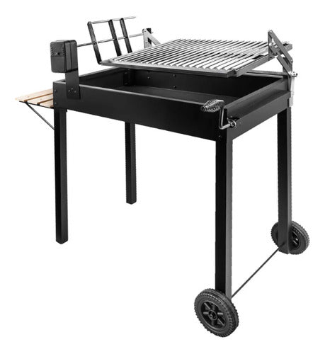 Parrilla Magallánica Rectangular 2 En 1 Premiun