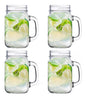 Set 4 Vasos Jarras Mason Jar Glasso 450ml Mojito Aperitivos