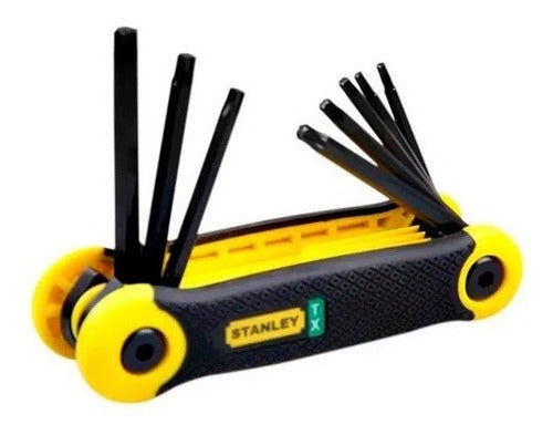 Llave Tipo Allen Stanley Torx T9-t40 8 Pzs,