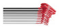 Llave Allen Eklind Tip T 9 L 3/32-1/4   8 Pz