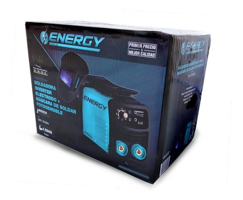 Kit Soldadora Inverte Arco 140amp + Mascara Soldar Energy