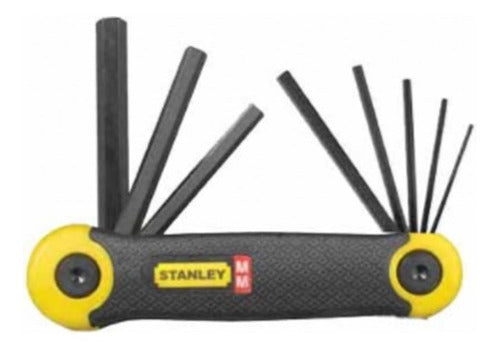 Llave Tipo Allen Stanley 5/64 -1/4  9 Piezas.