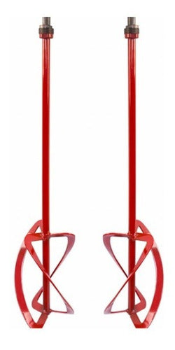 Varilla Mezclador Mortero Duplex Rubi  Jgo.2 Pzas.