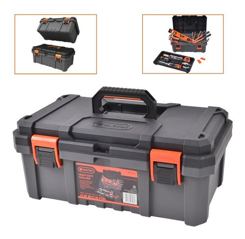 Caja Herramientas Reforzada  Con Bandeja  Tactix