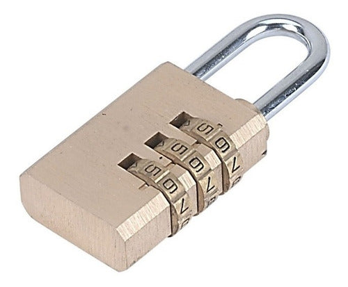 Candado De Seguridad Con Clave Numerico Casillero Maleta