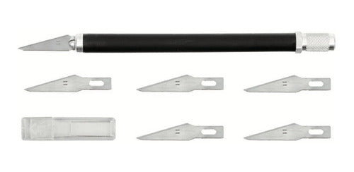 Juego Cuchillos Precision Navaja Esculpir 5 Piezas Tactix