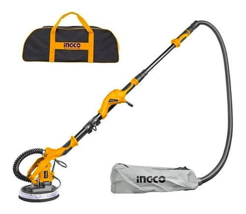 Lijadora Roto-orbital Para Pared Y Techo 225mm 1050w Ingco